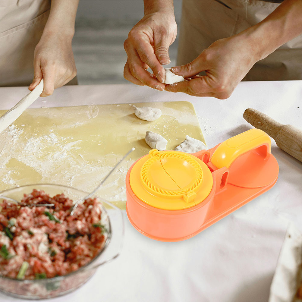 Dumpling Press Set - 만두피 몰드 2개 세트, 인체공학적 디자인의