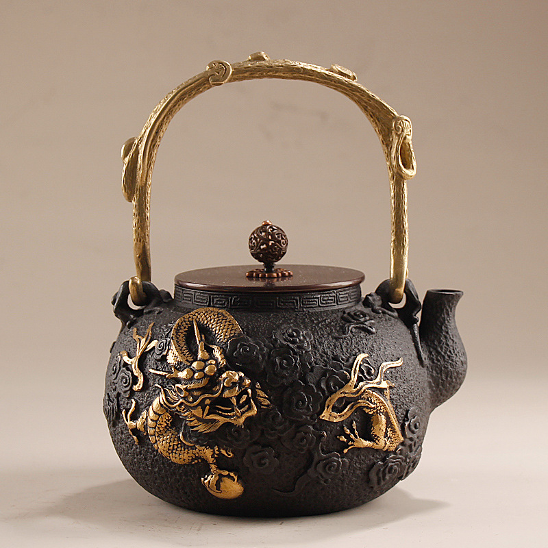 1.2L 무늬가 있는 주철 물주전자/공푸 차 주전자,  - Cast Iron Corn 리뷰 및 가격