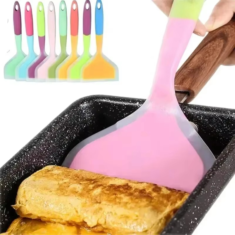 무작위 컬러 팬케이크 주걱 실리콘 고온 방지 쇠고기 고 - Okonomiyaki Spatula 리뷰 및 가격