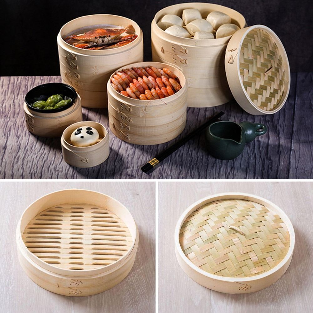 중국식 찜기, 대나무 찜기(뚜껑 포함), 바오 번, 만 - Bao Steamer Bamboo 리뷰 및 가격
