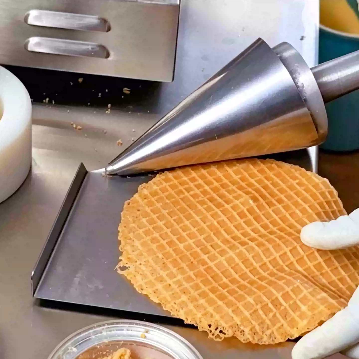 수동 아이스크림 콘 제조기, 와플 콘 몰드, 와플 콘  - Waffle Cone Maker 리뷰 및 가격