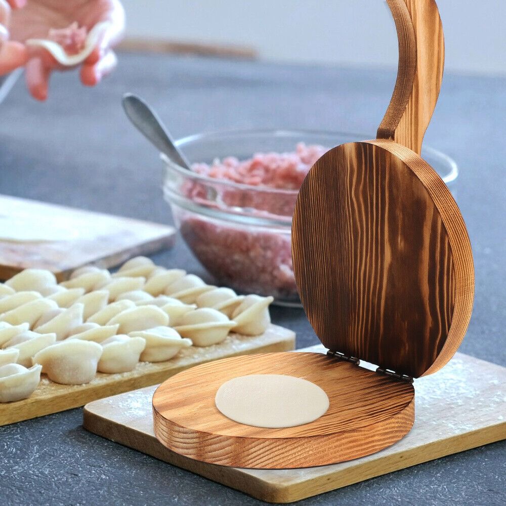 회전식 나무 반죽 프레서, 차파티 프레서, 만두 래퍼 - Dumpling Press Set 리뷰 및 가격